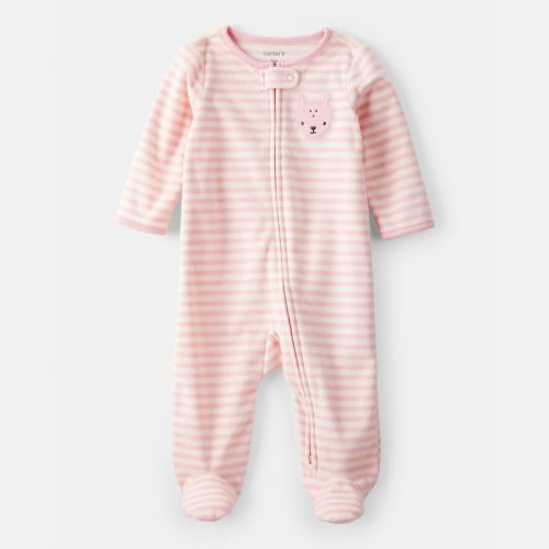 Baby Girl Carter's Deer Loose Fit Long-Sleeve Sleep & Play Pajamas
