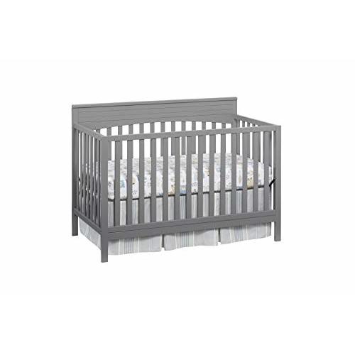 Oxford Baby Harper 4-in-1 Convertible Crib, Dove Gray, GreenGuard Gold Certified