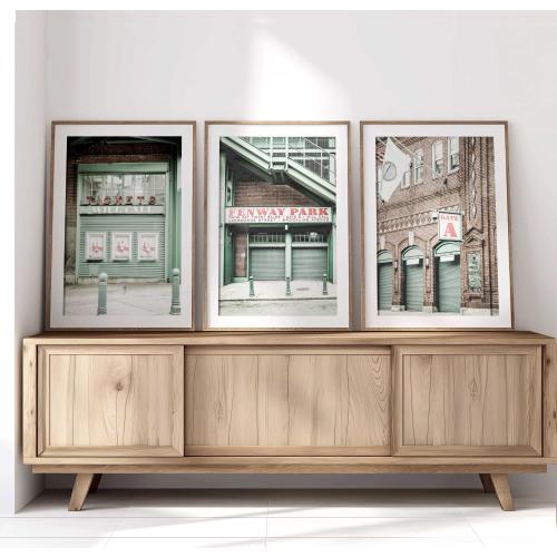 Fenway Park Prints, Boston Sports Art, Boston Baseball, Boston Prints, Fenway Park Art, Vintage Boston Red Sox Poster, Red Sox Prints