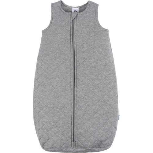 Gerber Unisex Baby Quilted Wearable Blanket, Cotton Blend, Oeko-tex Certified, 2-way Zipper, Safe Sleep Solution