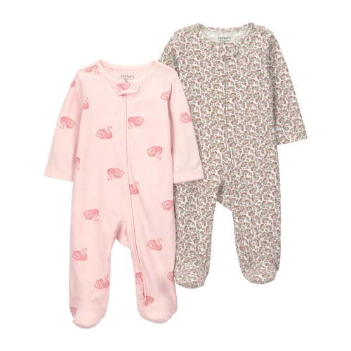 Carter's Child of Mine Baby Girls’ 2pk Cotton Sleeper - Walmart.ca