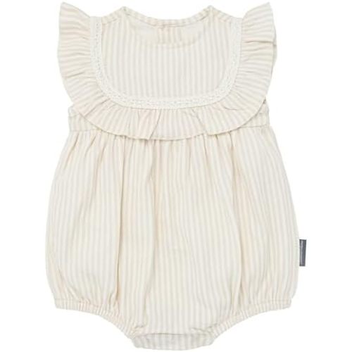 Modern Moments by Gerber Baby Girls Lace Ruffle Bubble Romper