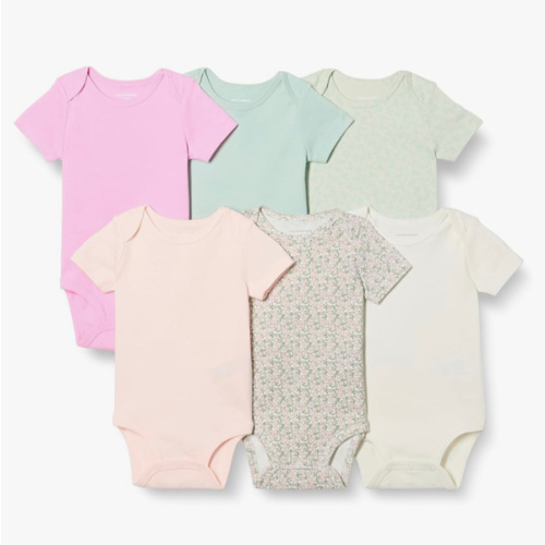 Amazon Essentials Unisex Babies' Short-Sleeve Bodysuits