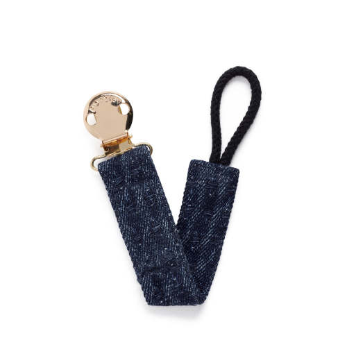 Petite Pacifier Clip - Blue Denim – portier USA