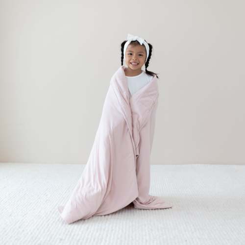 Youth Blanket in Blush 2.5