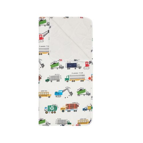 Busy Trucks Waterproof Toddler Bed Pad