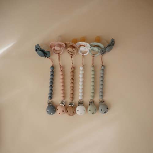 Silicone Pacifier Clip | Hera – Peachee