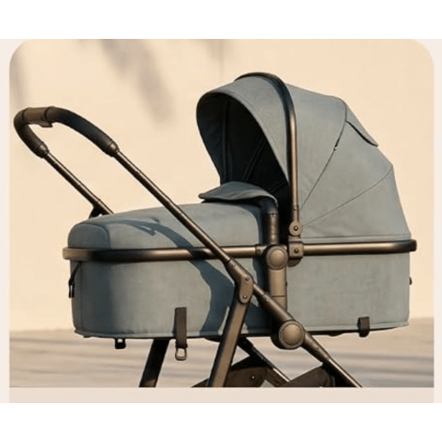 Bassinet Stroller Reversible Seat, One-Hand Fold, Forest