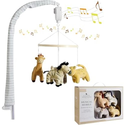 Baby Crib Mobile Musical Nursery Decor | Roam & Roar