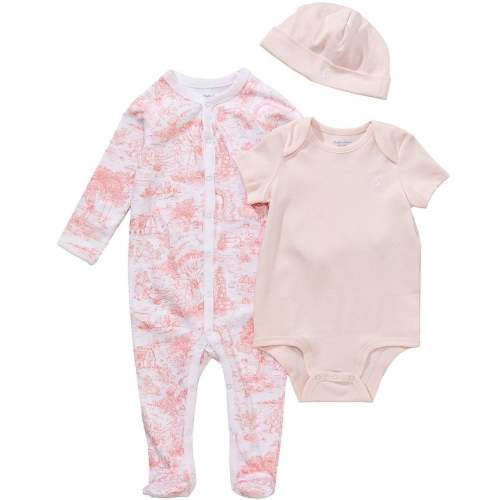 Ralph Lauren Toile Cotton 3-Piece Gift Set