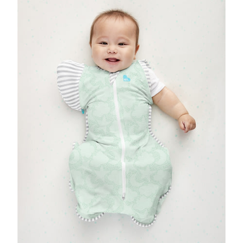 Swaddle Up™ Transition Bag Organic 1.0 TOG Mint Celestial Dot Medium(13-19lbs) - United States | Love to dream