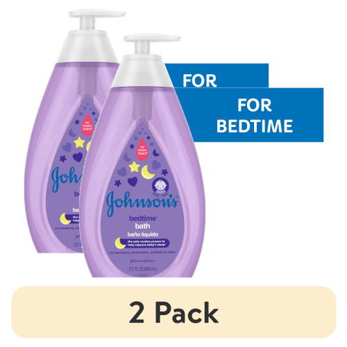 (2 pack) Johnson's Bedtime Bath Body Wash for Baby and Toddler with Calming Aromas, 27.1 fl oz