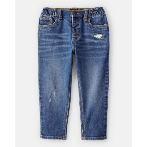 Toddler Boy  Tapered Distressed Denim Jeans - Medium Wash - OshKosh B'gosh | Carter's