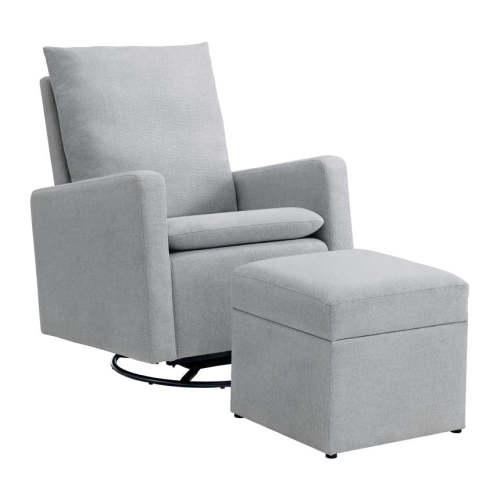 Oxford Baby Everlee Upholstered Glider & Ottoman Set
