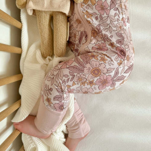 Baby Flower Bamboo Sleeper