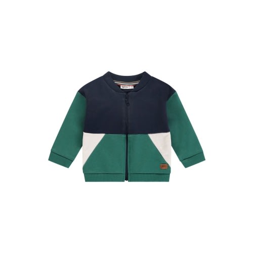 Colorblock Sweat Cardigan