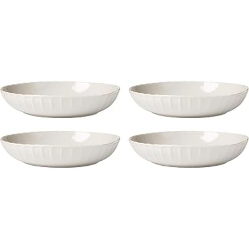 Lenox 897275 French Perle Groove Dinner Bowls, Set of 4