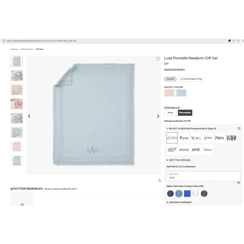 Luxe Pointelle Newborn Gift Set