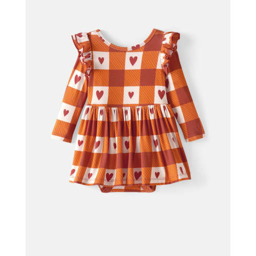 Harvest Hearts Flutter Skater Dress
