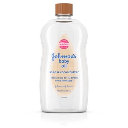 Johnson's Baby Oil with Shea & Cocoa Butter - 20oz