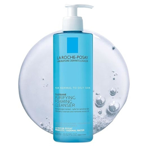 La Roche-Posay  Toleriane Purifying Foaming Facial Cleanser (w/ Niacinamide, Ceramides, Prebiotic)