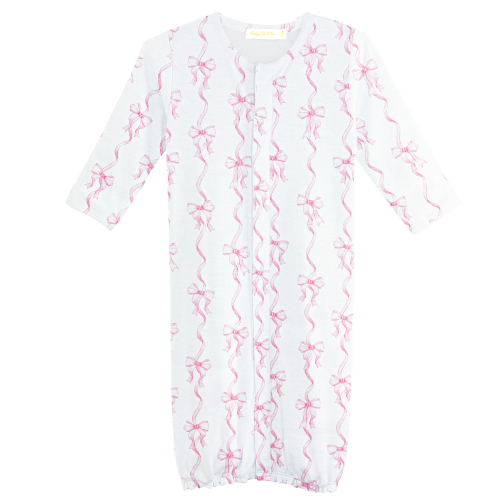 Baby Club Chic Baby Club Chic Coquette Bows Converter Gown - Bibs and Kids Boutique