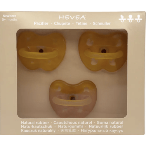 Pacifier Trial Trio Pack - Natural Rubber Hevea