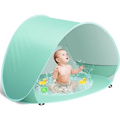 Baby Beach Tent Pop Up Beach Tents Baby Tent for Beach, Portable Shade Pool UV Protection Sun Shelter for Infant