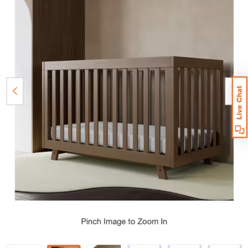 Beckett Hazelnut 3-in-1 Convertible Crib