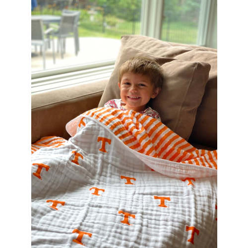 University of Tennessee Muslin Blanket – Three Little Anchors