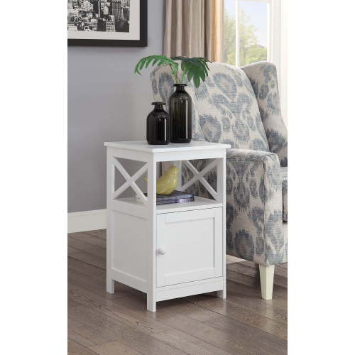 Convenience Concepts Oxford End Table with Cabinet
