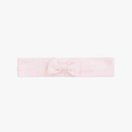 Emile et Rose - Baby Girls Pale Pink Cotton Bow Headband | Childrensalon