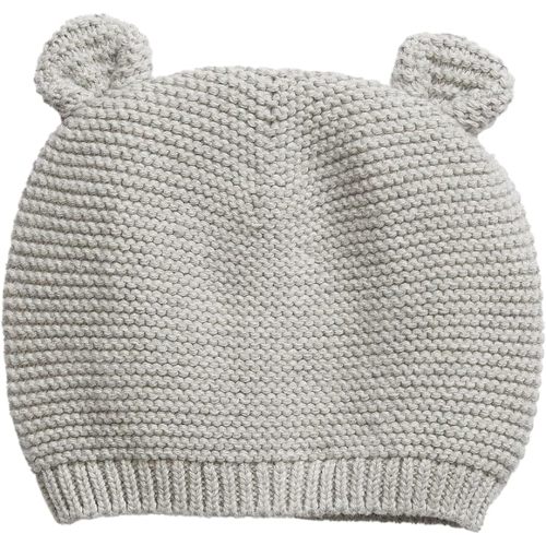 GAP Unisex Baby Soft Knit Garter Hat - 3-6 Months - Light Heather Grey