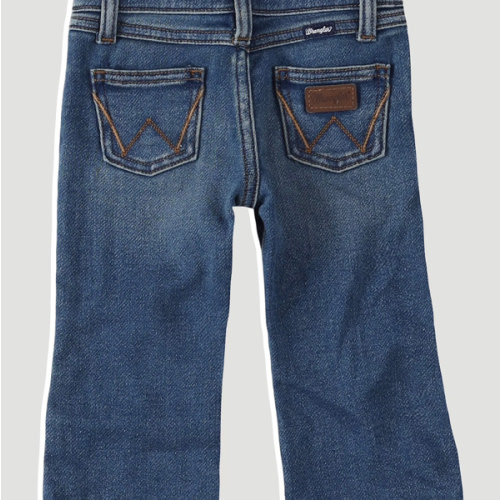 Little Boy's Stitched Pocket Western Jean