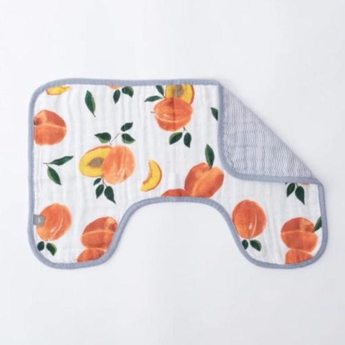 Cotton Muslin Burp Cloth, Peaches