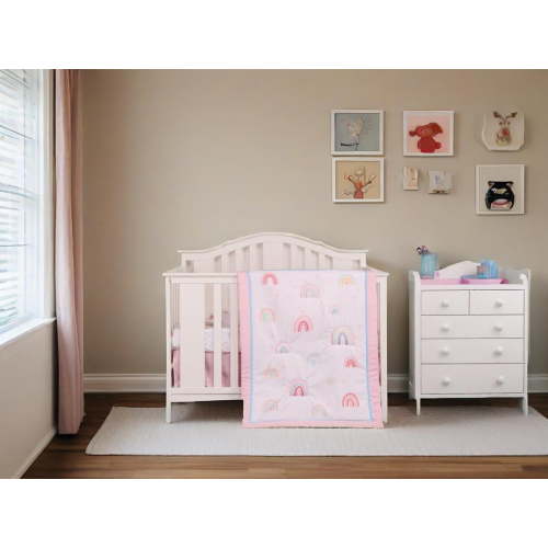 3-Piece Rainbow Bedding Set