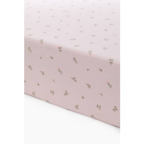 PATTERNED COTTON FITTED SHEET