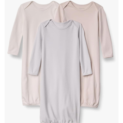 Amazon Essentials Unisex-Baby Long Sleeve Sleeper Cotton Gown
