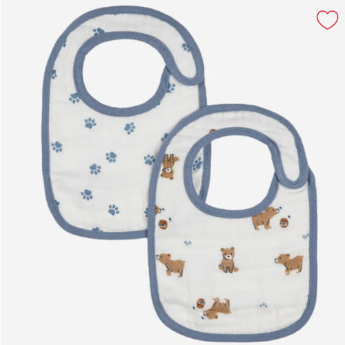 Bears 2 Pieces Bib Set 0-3m – CLÉMENT