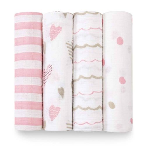boutique 100% cotton muslin swaddle blanket 4 pack – HALO Sleep | Swaddles, Sleep Sacks & Baby Sleep Solutions