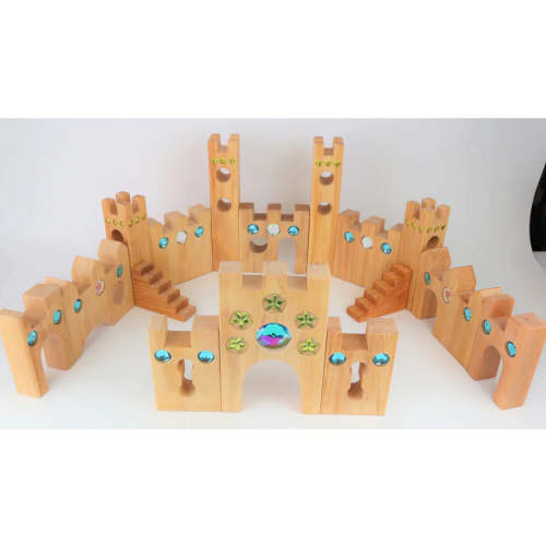Bauspiel Large Fairytale Castle (16 pieces) - ships in approximately t– Odin Parker