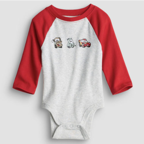 Baby Boy Jumping Beans® Disney / Pixar's Cars Long Raglan Sleeve Bodysuit