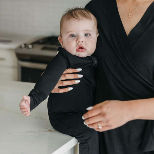 Zip-Up Footie Pajama - Midnight