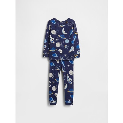 Baby & Toddler Organic Brushed Cotton Space PJ Set