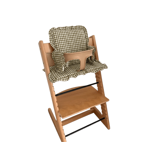 Olive Gingham 2 in 1 Cushion