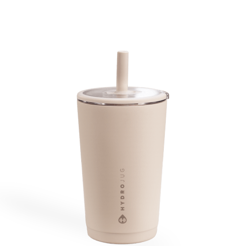 HydroJug | HydroJug Everyday Tumbler 14oz | Ceramic-Lined Spill-Free Kids Tumbler – Dune