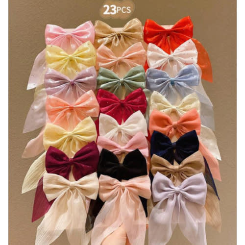 Toddler 23pc hair bows Fashion | SHEIN