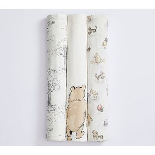 Disney's Winnie the Pooh Organic Muslin Swaddle Set of 3