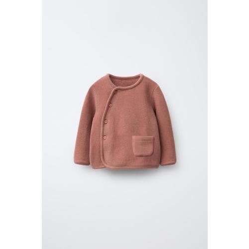 SOFT TOUCH WRAP T-SHIRT - Brick | ZARA United States