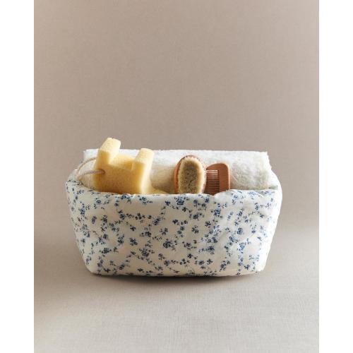 BLUE FLOWER RECTANGULAR BABY ORGANIZER